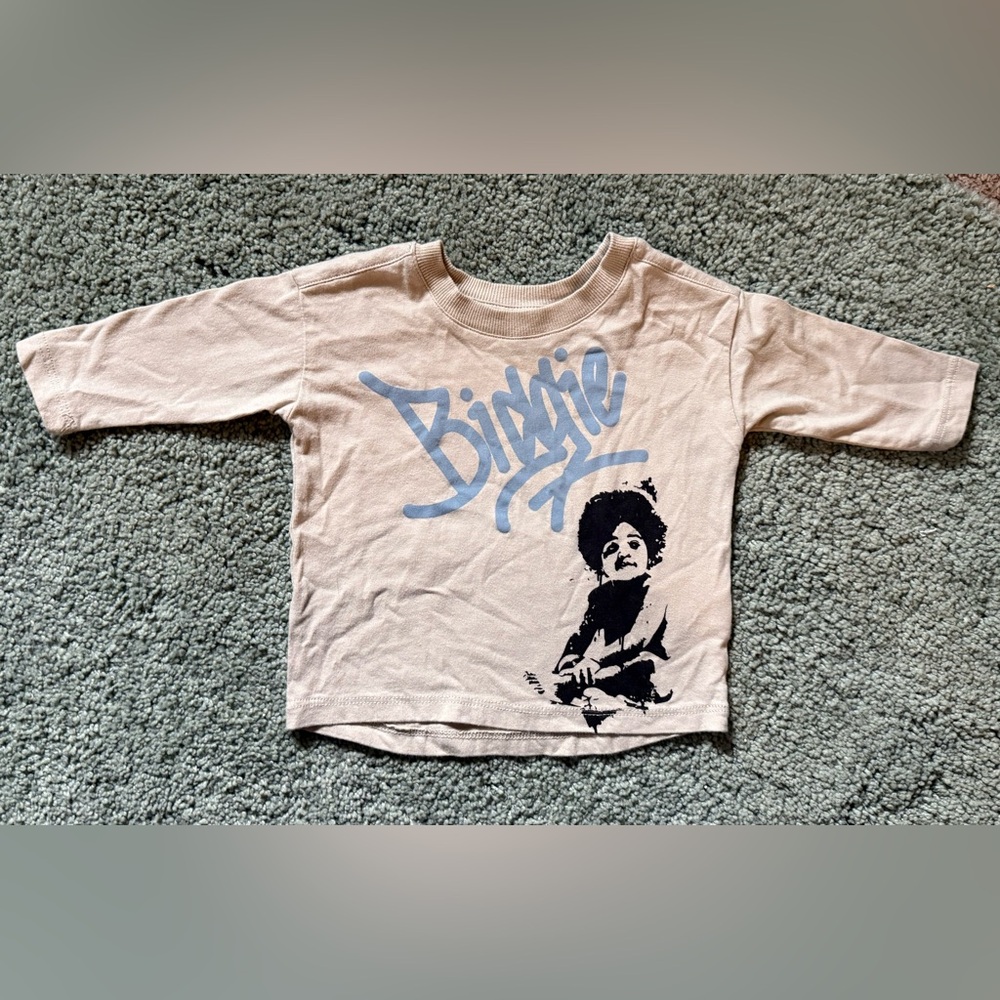 Biggie Smalls Baby Long Sleeve Shirt 3-6 Months